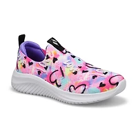 Girls'  Ultra Flex 3.0 Graffiti Rush Sneaker - Mul