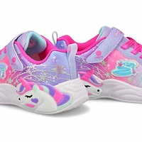 Girls' Unicorn Dreams Sneaker - Lavender/Hot Pink