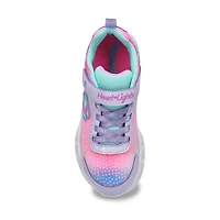 Girls' Flutter Hearts Lights Simply Love Sneaker 