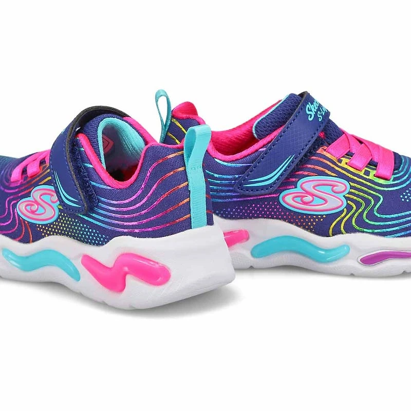 Infants' G S Lights Wavy Beams Sneaker - Navy/Mult