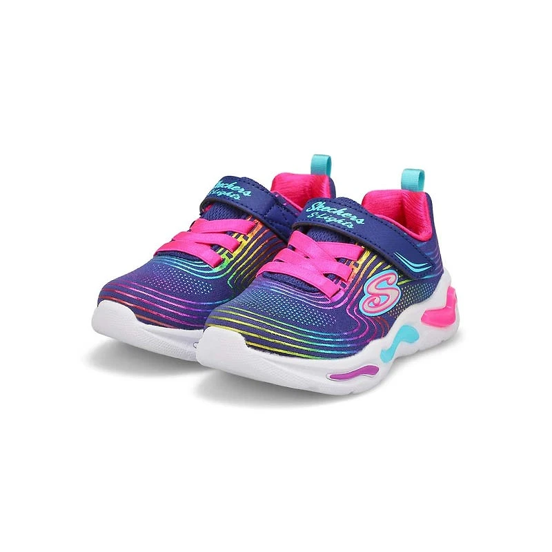 Infants' G S Lights Wavy Beams Sneaker - Navy/Mult