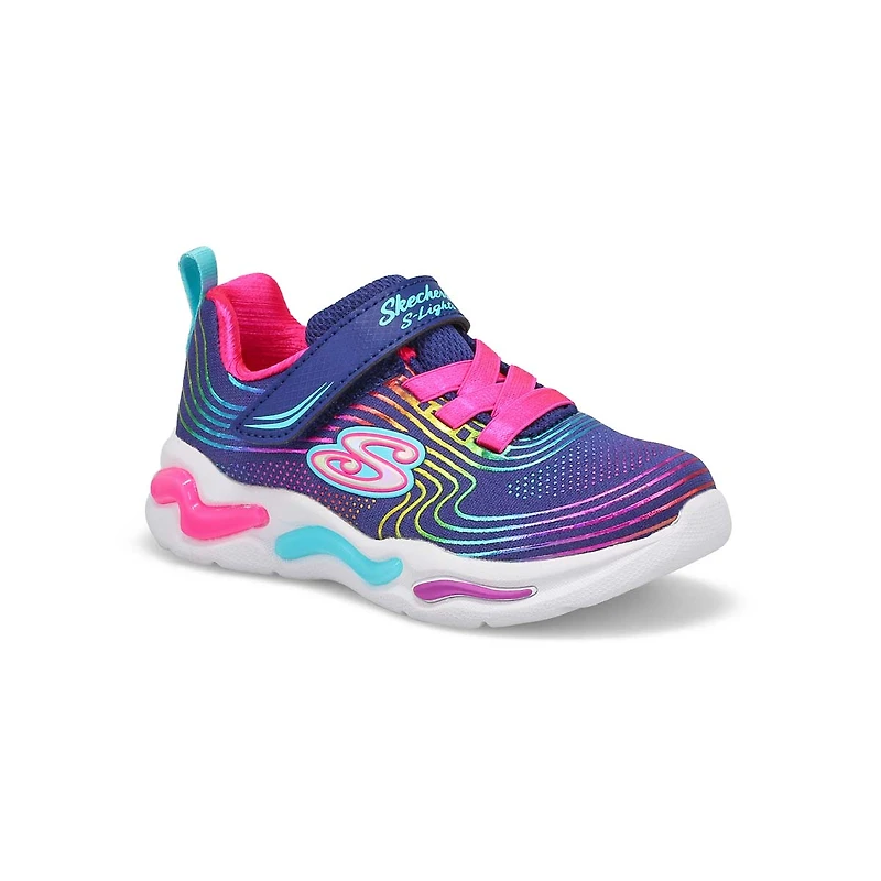 Infants' G S Lights Wavy Beams Sneaker - Navy/Mult