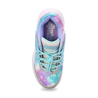 Girls'  Dream Racer Wing Brites Sneaker - Silver/L