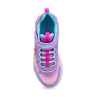 Girls'  Mermaid Dreams Light Up Sneaker - Lavender