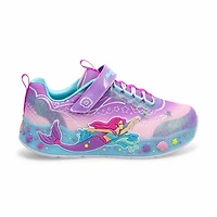 Girls'  Mermaid Dreams Light Up Sneaker - Lavender