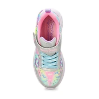 Girls'  Unicorn Dreams Sneaker - Silver/Multi