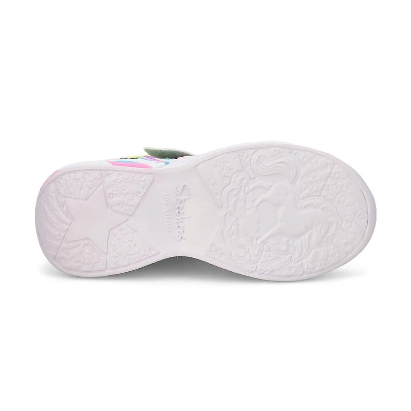 Girls'  Unicorn Dreams Sneaker - Silver/Multi