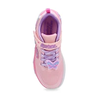 Girls' Butterfly Bliss Sneaker - Light Pink/Multi