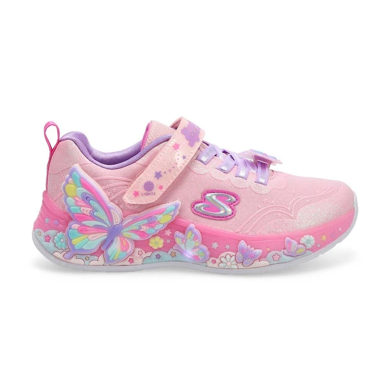 Girls' Butterfly Bliss Sneaker - Light Pink/Multi