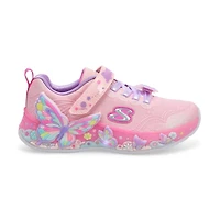 Girls' Butterfly Bliss Sneaker - Light Pink/Multi