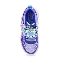 Girls'  Dream Racer Wing Luxe Sneaker - Navy