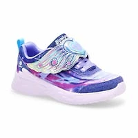 Girls'  Dream Racer Wing Luxe Sneaker - Navy