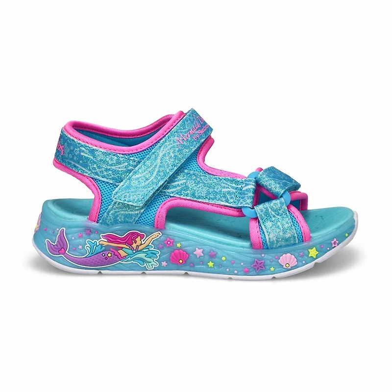 Girls'  Mermaid Dreams Sandal - Blue/Multi