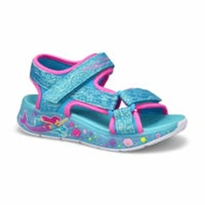 Girls' Mermaid Dreams Sandal - Blue/Multi