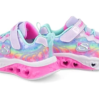 Baskets FLUTTER HEART LIGHTS GROOVY SWIRL, lavande