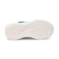 Girls'  Wave 92 Mesh Sneaker - Light Blue Sparkle