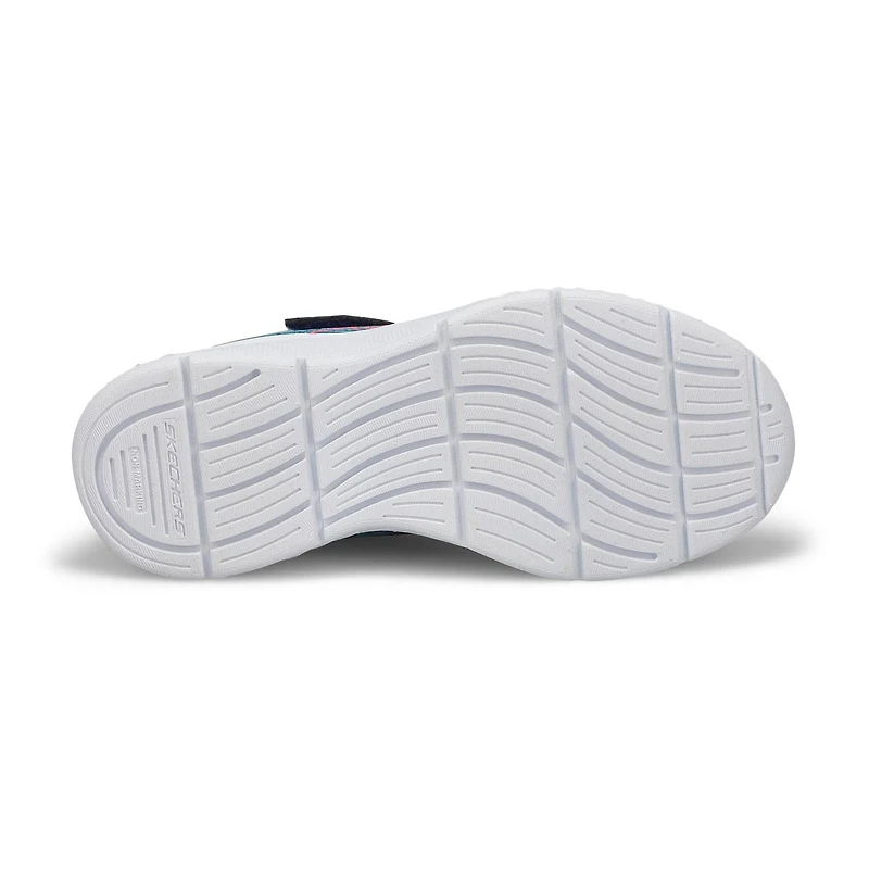 Girls'  Microspec Plus Sneaker- Navy/Black