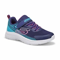 Girls'  Microspec Plus Sneaker- Navy/Black