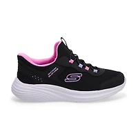 Girls'  Bounder Pro Slip-Ins Sneaker - Black