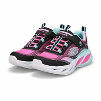 Girls'  Cosmic Glow Light Up Sneaker - Black/Multi