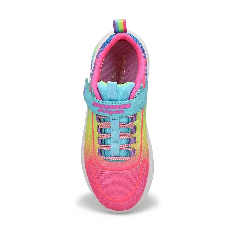 Girls' Rainbow Cruisers Light Up Sneaker -Turquois