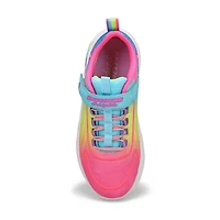 Girls' Rainbow Cruisers Light Up Sneaker -Turquois