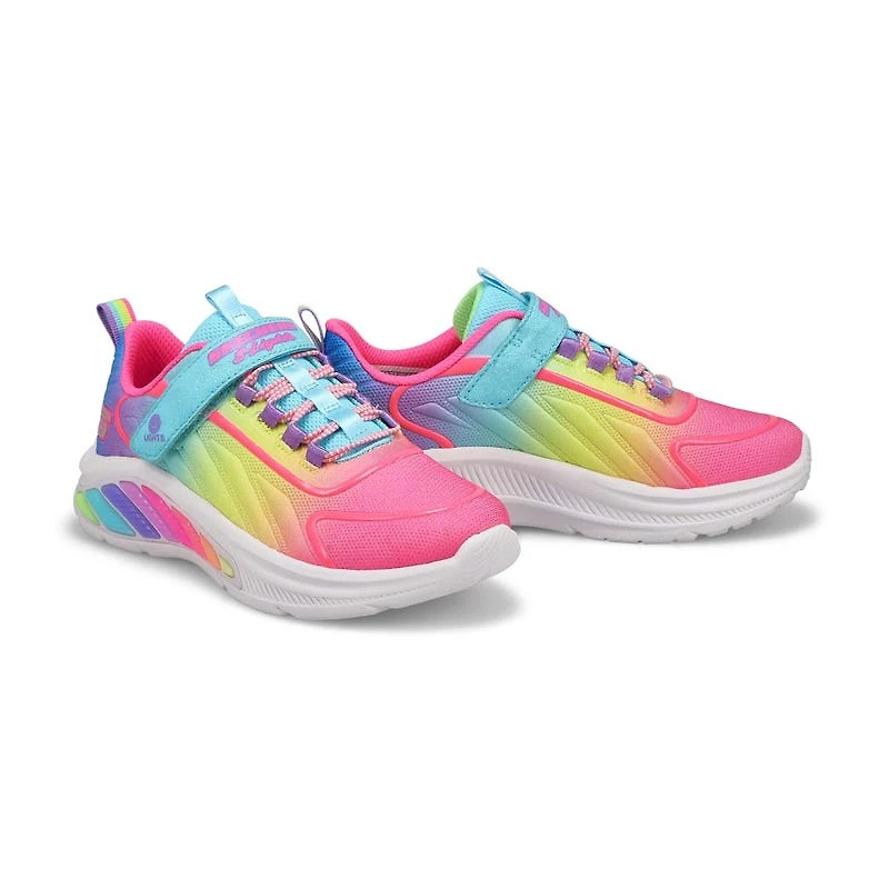 Girls' Rainbow Cruisers Light Up Sneaker -Turquois