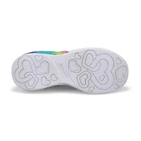 Girls' Infinite Heart Lights Slip-Ins Sneaker - La