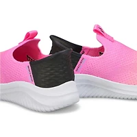 Girls'  Ultra Flex 3.0 Slip-Ins Sneaker - Pink/Bla