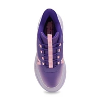 Girls'  Wave 92 Mesh Sneaker - Light Blue Sparkle