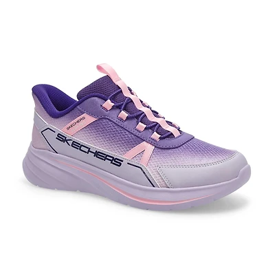 Girls'  Wave 92 Mesh Sneaker - Light Blue Sparkle