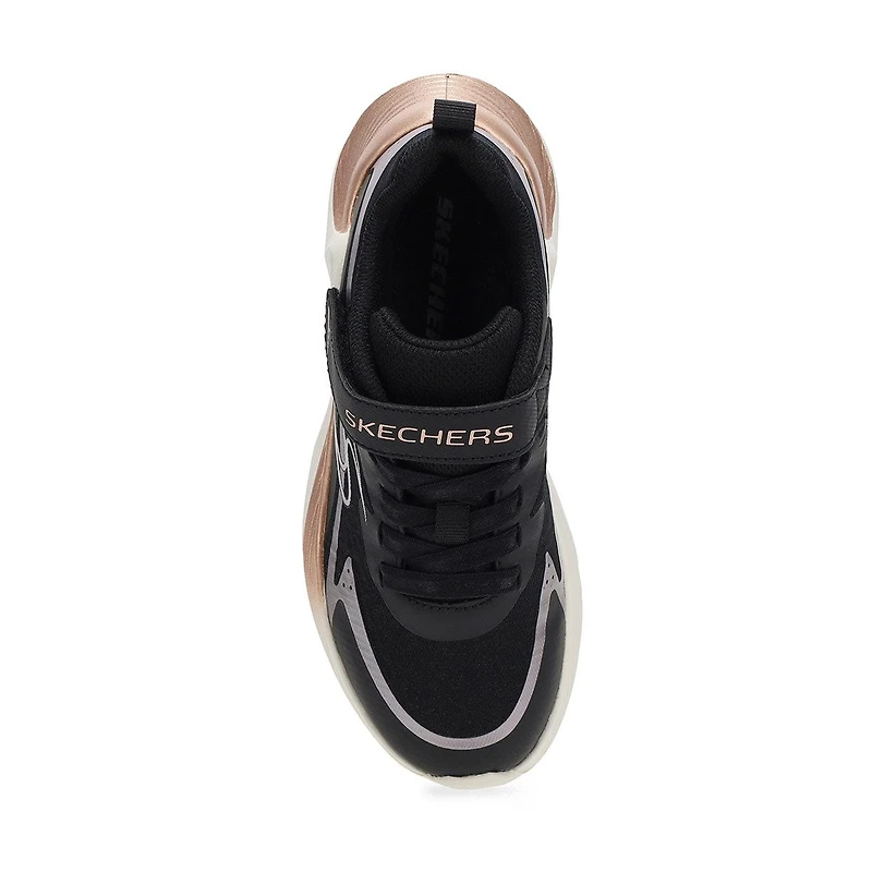 Girls' Tide Tech Sneaker - Black/Rose Gold