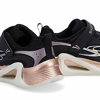 Girls' Tide Tech Sneaker - Black/Rose Gold