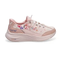 Girls'  Contour Foam Floral Slip-Ins Sneaker - Pin