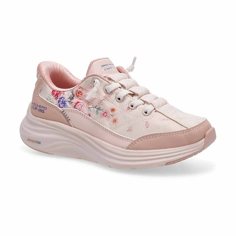 Girls'  Contour Foam Floral Slip-Ins Sneaker - Pin