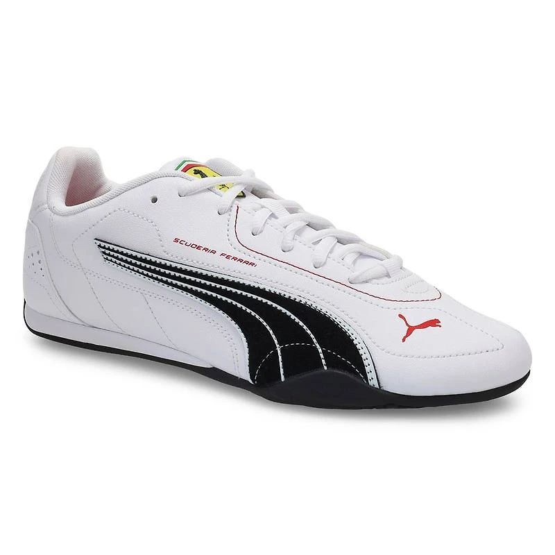 Baskets  lacets FERRARI CATCH, blanc/noir, hommes