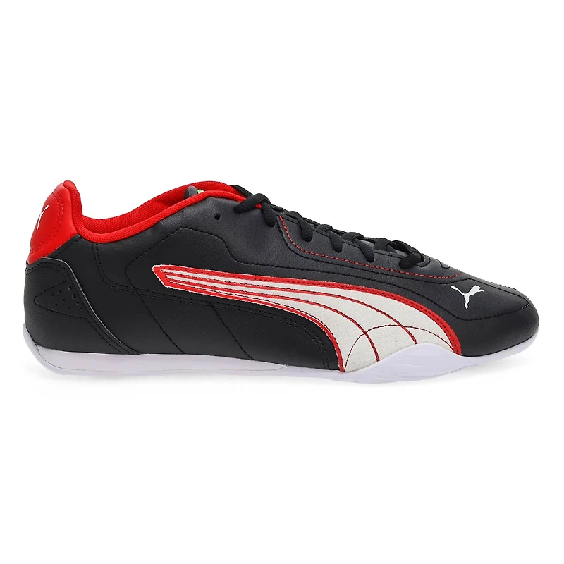 Men's Ferrari Puma Catch Lace Up Sneaker - Black/W