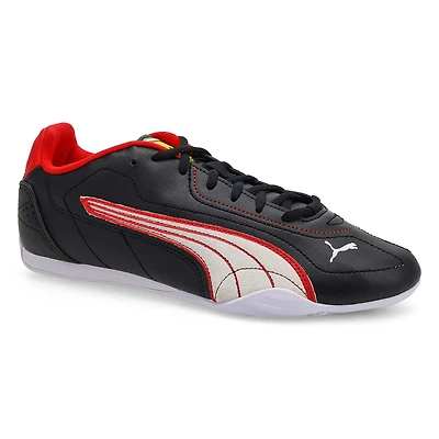 Men's Ferrari Puma Catch Lace Up Sneaker - Black/W