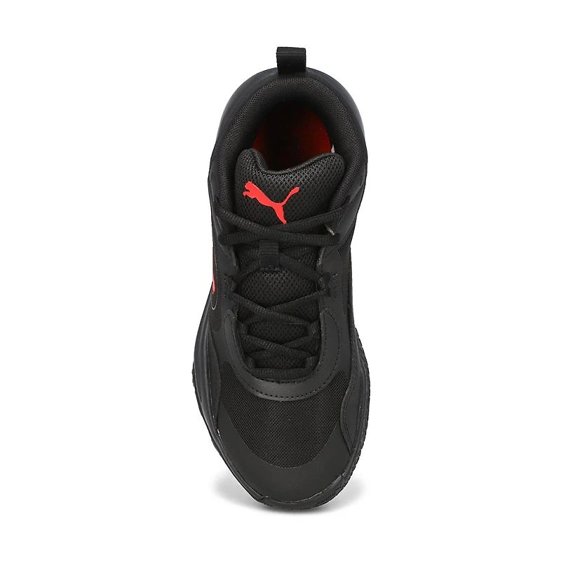 Boys'  Playmaker Pro Lace Up Sneaker - Red/Black