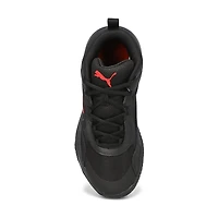 Boys'  Playmaker Pro Lace Up Sneaker - Red/Black