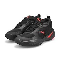 Boys'  Playmaker Pro Lace Up Sneaker - Red/Black