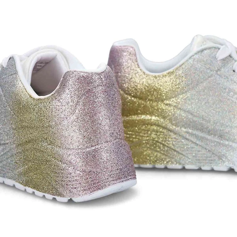 Baskets UNO LITE METALLIC SHIMMERS, lavande, fille