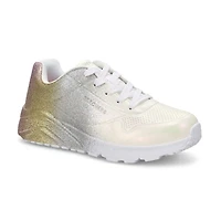 Baskets UNO LITE METALLIC SHIMMERS, lavande, fille