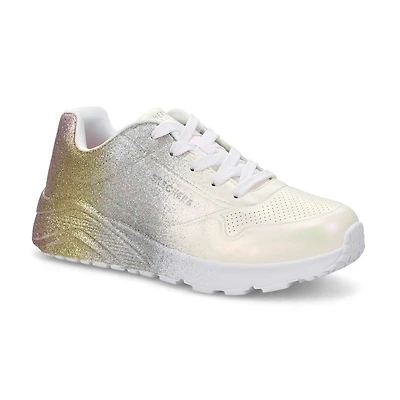 Girls' Uno Lite Metallic Shimmers Sneaker