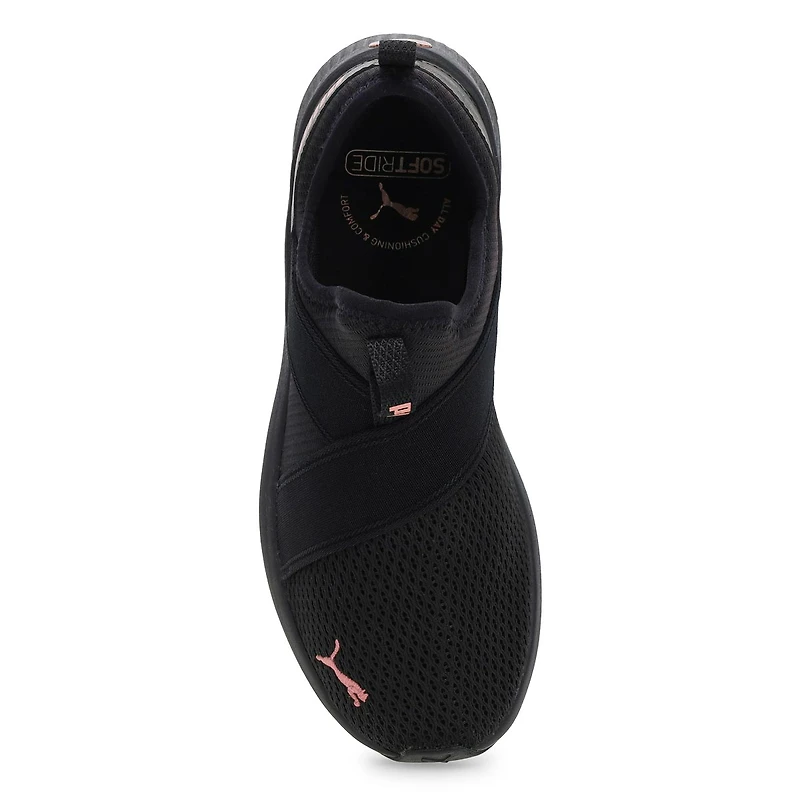 Baskets enfiler SOFTRIDE HARLI, noir, femmes