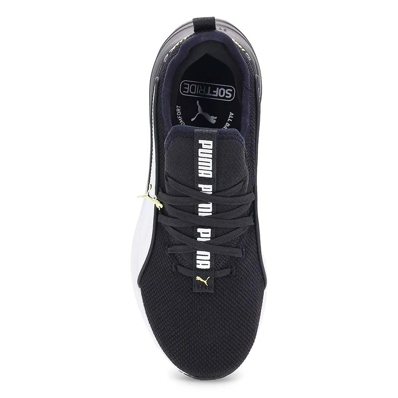 Women's Softride Sabrina Lace Up Sneaker - Black/W