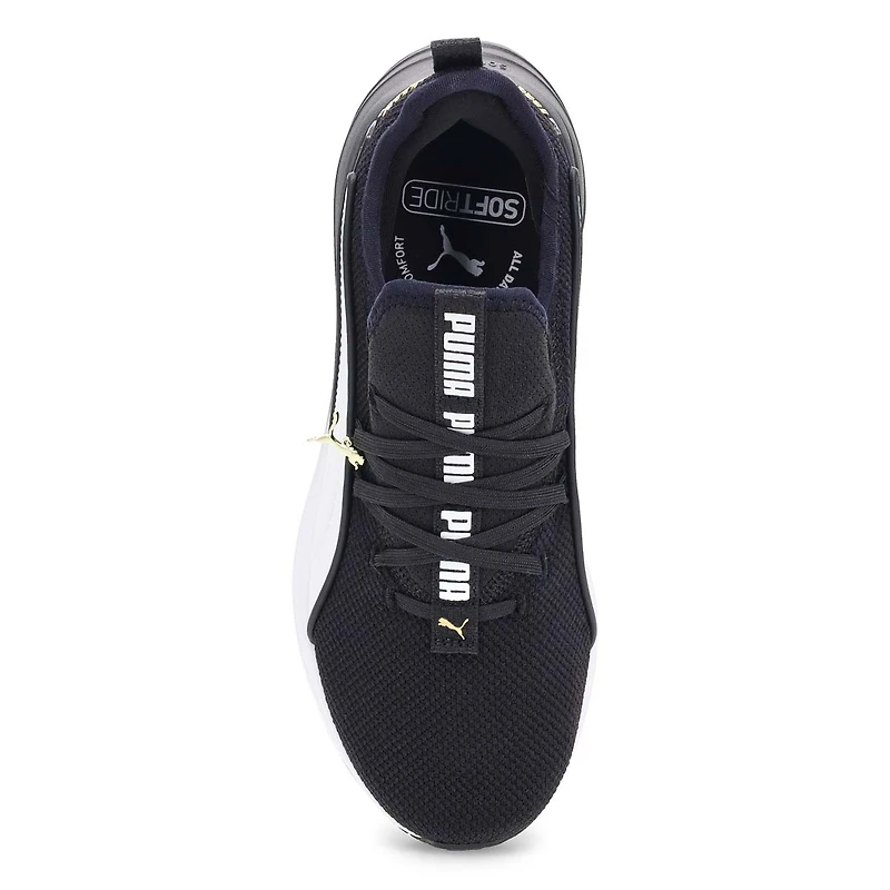 Women's Softride Sabrina Lace Up Sneaker - Black/W