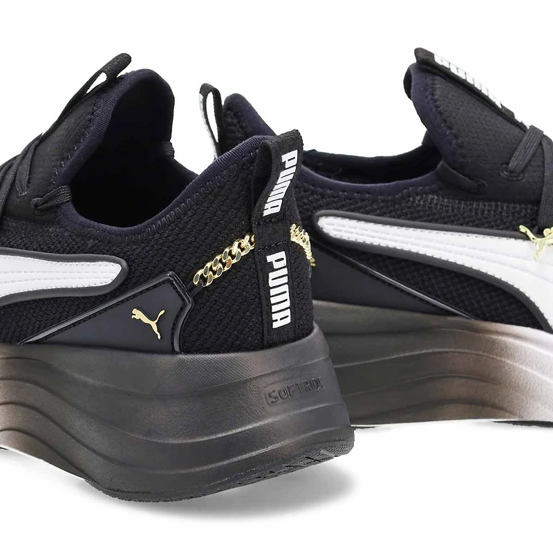 Women's Softride Sabrina Lace Up Sneaker - Black/W