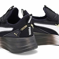 Women's Softride Sabrina Lace Up Sneaker - Black/W