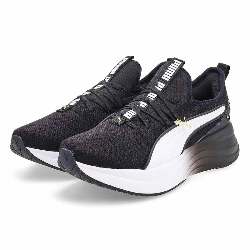 Women's Softride Sabrina Lace Up Sneaker - Black/W